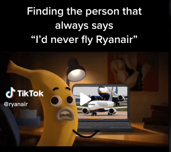 Ryanair TikTok